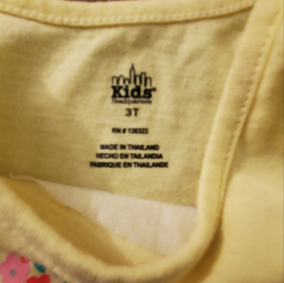 3T bundle kids headquarters yellow butterfly cat & jack pink lace shorts legging - Picture 5 of 9